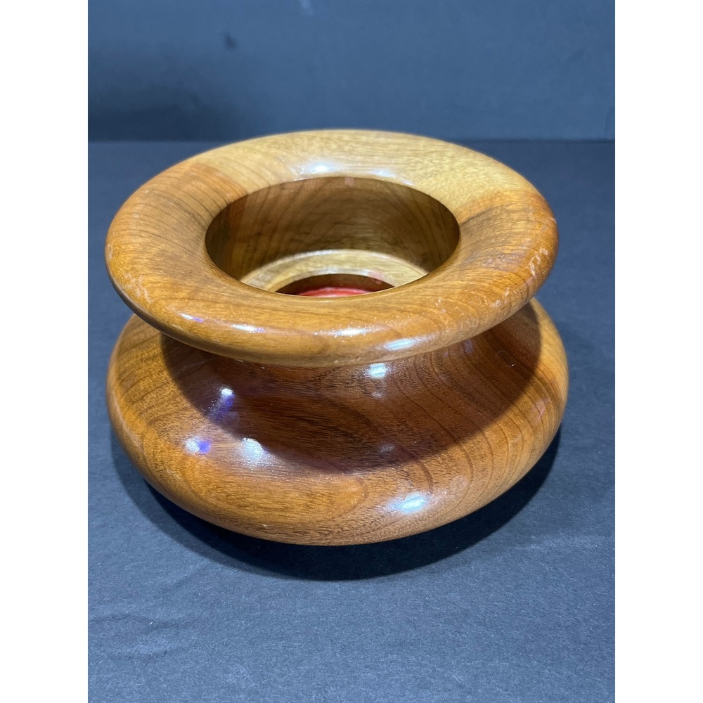 Oregon Myrtlewood Factory Hand Turned Wood Bowl Bandon Oregon Vintage 4.5 inch